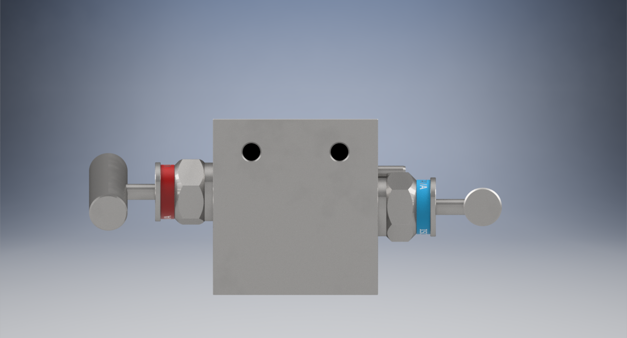 2通仪表歧管，207系列，直阻断-泄放，内螺纹x内螺纹